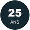 <p>Laquage garanti<br />25 ans</p>